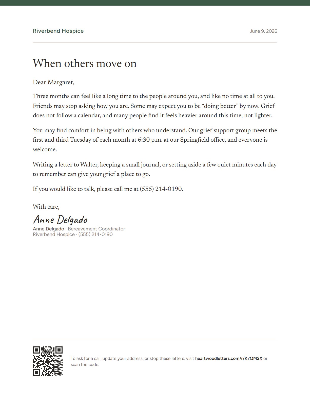 When others move on